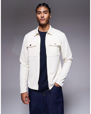 River Island Slim Double Pocket Jacket - Blue