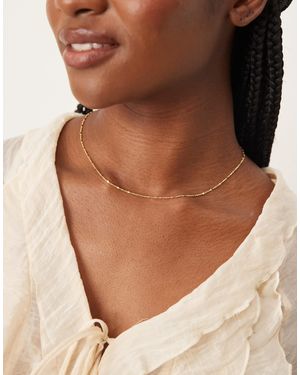 Daisy London Wave Chain Necklace - Natural