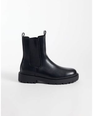 ASOS Chelsea-boots mit profilsohle - Blau