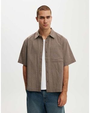 Cotton On Darcy Short Sleeve Shirt - Natural