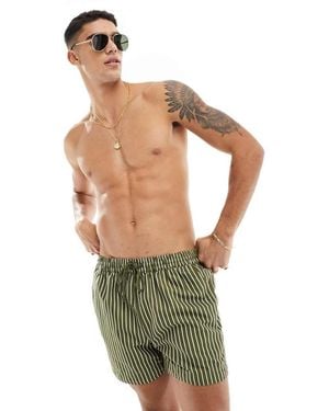 South Beach Pantaloncini Da Bagno Kaki - Verde
