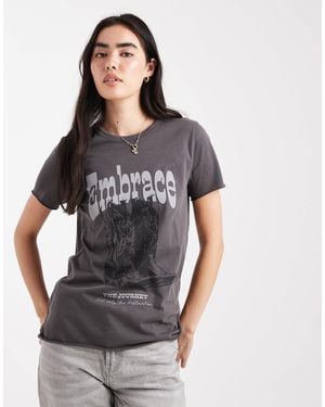 ONLY – t-shirt - Grau