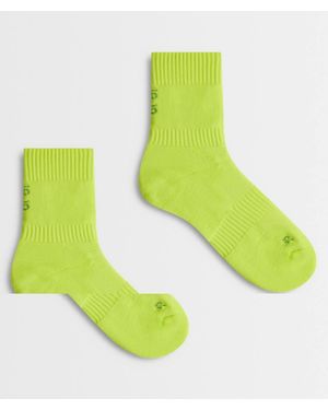 4505 Premium Running Socks 2 Pack With Arch Support And Antibacterial Finish - Yellow