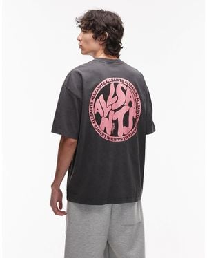 AllSaints Distortion T-shirt - Red