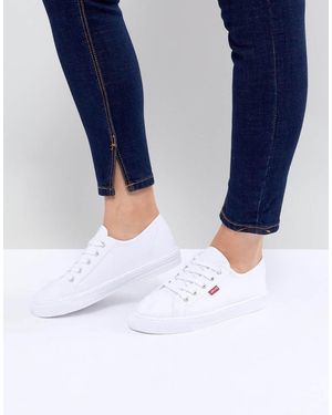 Levi's Canvas Shoe With Tab - Blue
