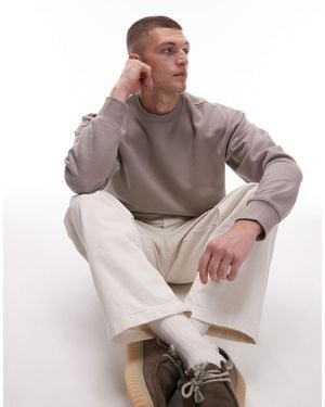 ARKET Relaxed Terry Sweatshirt - Gray