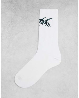 Weekday – sportsocken - Weiß