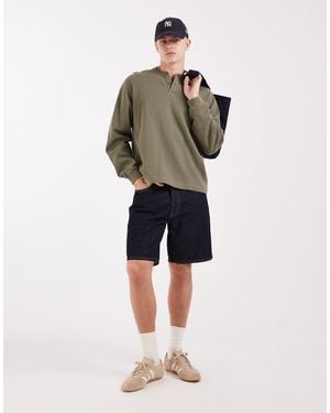Levi's 468 Loose Denim Shorts - Natural