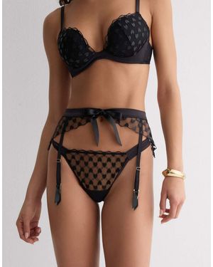 Intimissimi The Love Club Suspenders - Brown