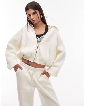ASOS Hooded Zip Up - Natural