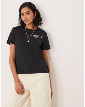 GANT – t-shirt - Schwarz