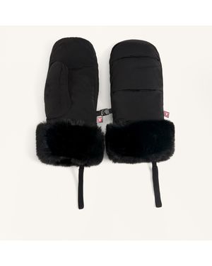 Oysho – funktionale ski-fäustlinge - Schwarz