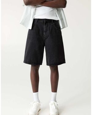 Pull&Bear Bermuda Larghi - Nero