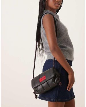 JJXX Adjustable Quilted Crossbody Bag - Black