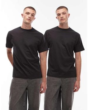 Vans 2-pack Regular Fit T-shirts - Black