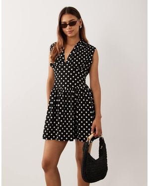 ASOS Short Sleeve Cinched - Black