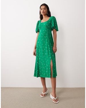 Nobody's Child Dee Dee Midi Dress - Green