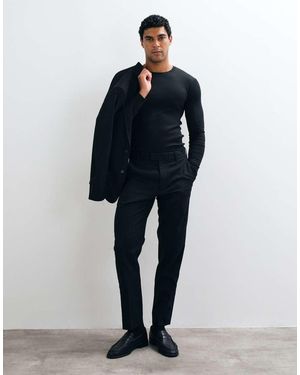 Abercrombie & Fitch Collins Slim Fit Suit Trouser Co-ord - Blue