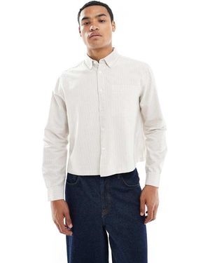 New Look Boxy Oxford Shirt - White