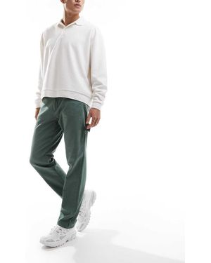 Only & Sons Pantaloni Ampi Verde Salvia - Bianco