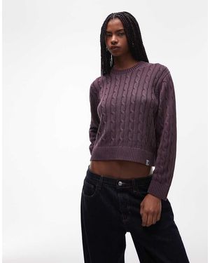 Carhartt Carter Knitted Jumper - Purple
