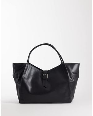 Mango Borsa Da Città Oversize - Nero