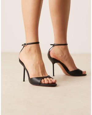 ASOS Nano Barely There High Heel Sandals - Natural