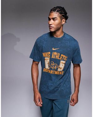 Nike Gym Heritage Graphic T-Shirt - Blue