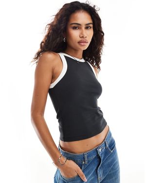 Dr. Denim Dr. denim – bey – schmal geschnittenes tanktop - Schwarz