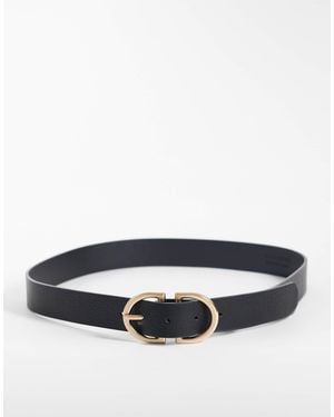 Vero Moda Coated Belt With Brushed Gold Hardware - Multicolour