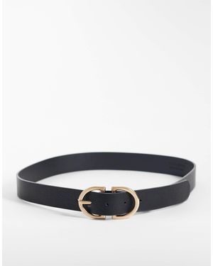 Vero Moda Ceinture enduite avec finitions en métal doré brossé en - Multicolore