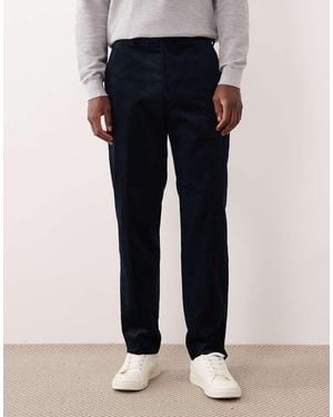 SELECTED Cord Straight Leg Trousers - Blue