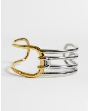 ASOS Bracciale Rigido Impermeabile - Metallizzato