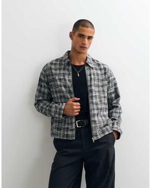 Weekday Zip Overshirt - Blue