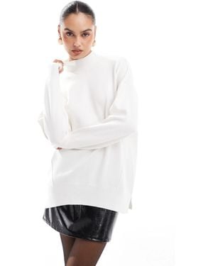 French Connection Turtle Neck Knitted Sweater - White
