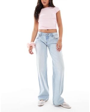 Cotton On Cotton on - jean droit à taille basse - notion - Bleu