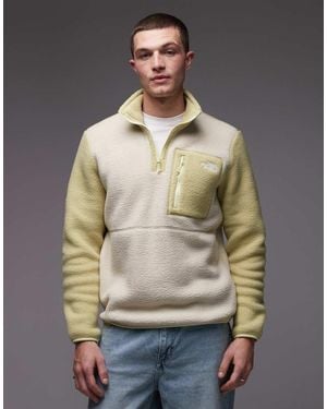 The North Face Yumiori 1/4 Zip Colourblock Fleece - Grey