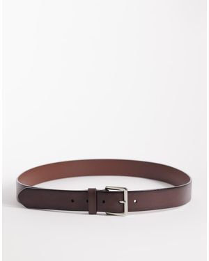 Mango 100% Leather Belt - Brown