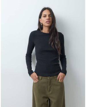 Jdy O-Neck Long Sleeve Top - Blue
