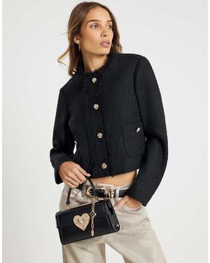 River Island Heart Lock Cross Body Bag - Blue