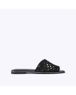 KG by Kurt Geiger Rhoda Mule Flat Sandals - White