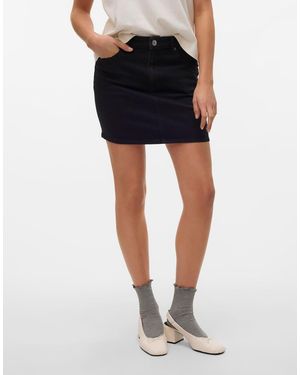 Vero Moda Denim Skirt - Black