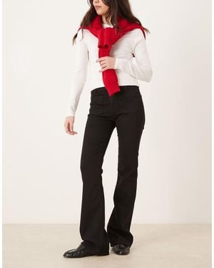 Wrangler Vaqueros Negros De Campana De