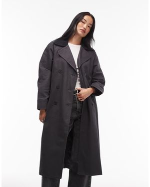 Levi's Gabardina Negro Lavado Bree Barn De - Azul