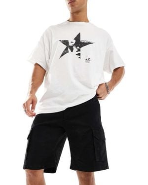 ADPT Wide Fit Cargo Short - White