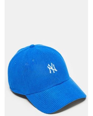 '47 – baseballkappe aus cord - Blau
