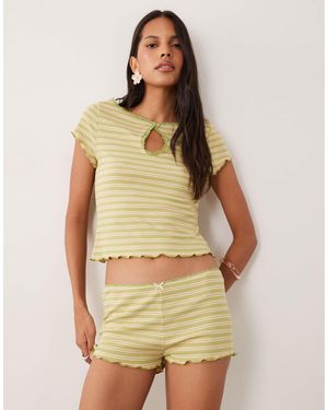 Miss Selfridge Short Co-ord - Multicolor