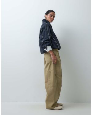 ASOS Casual Utility Trouser With Pocket Detail - Natural
