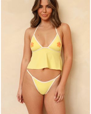 Dippin' Daisy's Outback Super Cheeky Bikini Bottom - Yellow