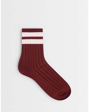 & Other Stories Cotton Socks - Red